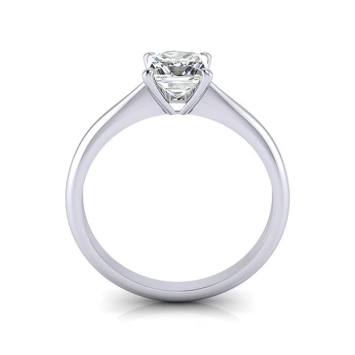 Engagement Ring, Princess Cut, RS13, Platinum, TF Engagement Ring, Princess Cut, RS13, Platinum, TF