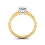 Engagement Ring, Princess Cut, RS14, Yellow Gold, TF Engagement Ring, Princess Cut, RS14, Yellow Gold, TF