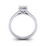 Engagement Ring, Princess Cut, RSA2, White Gold, TF