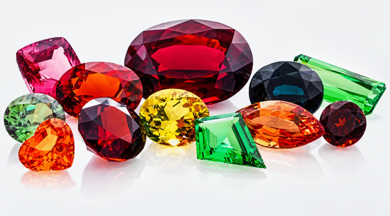 Multi Coloured Garnet Collection