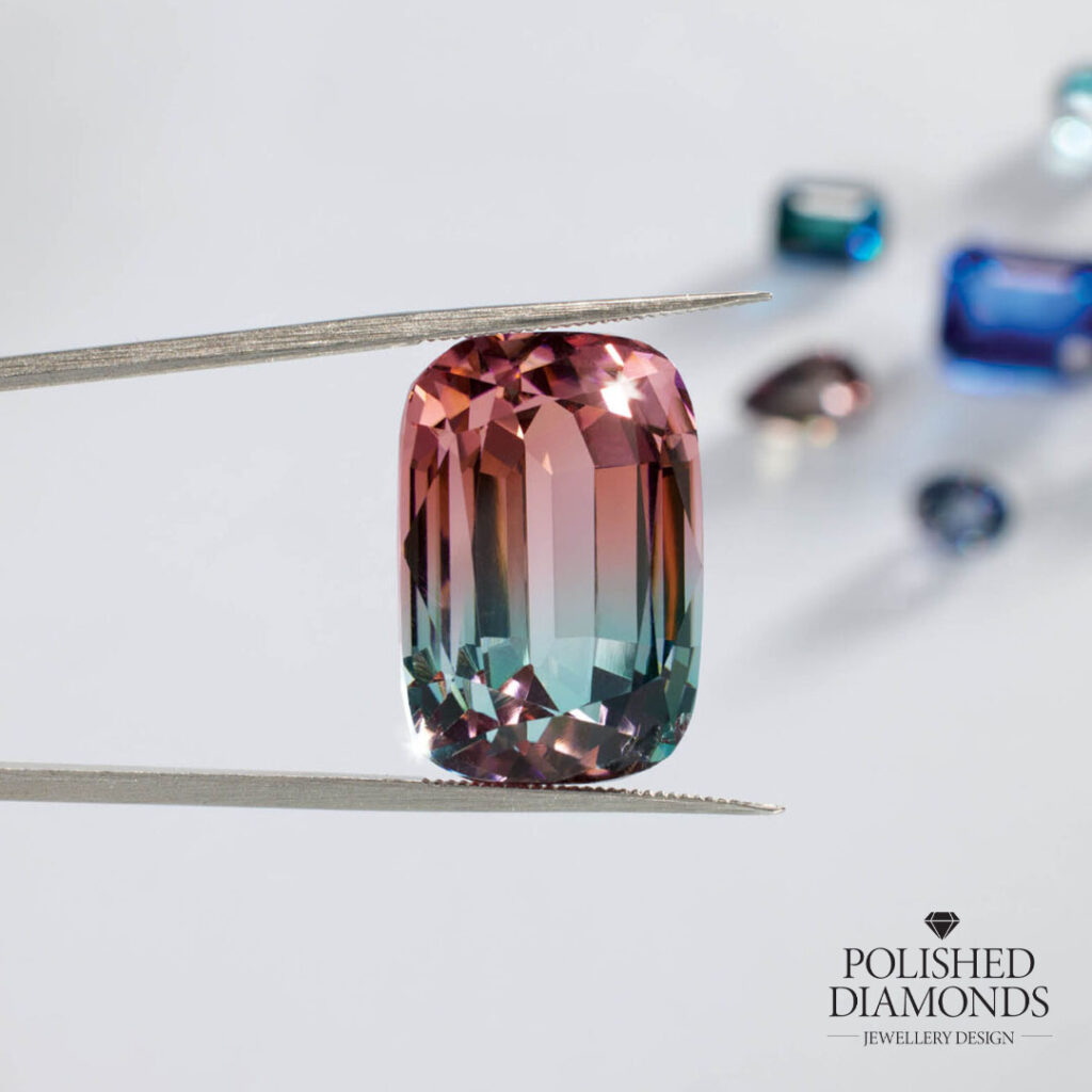 Multi Coloured Watermelon Tourmaline