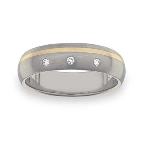 Titanium Wedding Ring PD448