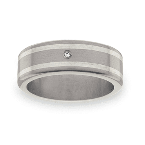 Titanium Wedding Ring PD467