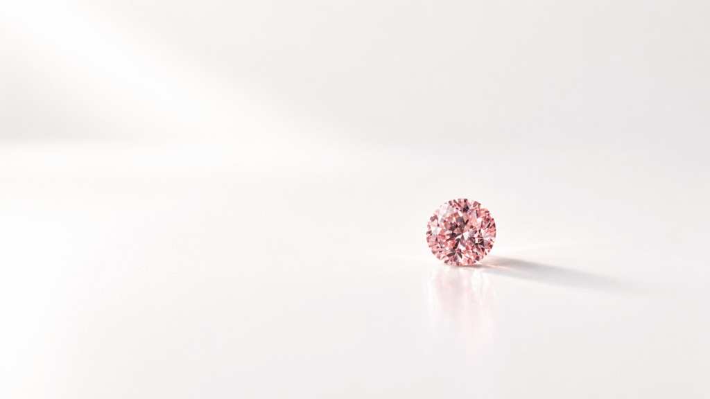Round Brilliant-cut Pink Diamond