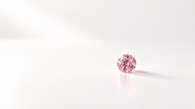 Round Brilliant-cut Pink Diamond