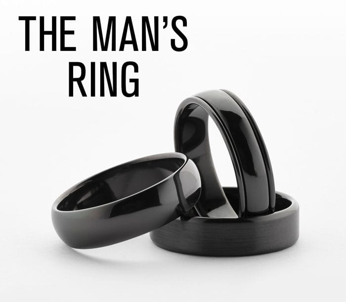 Zirconium Men Rings 