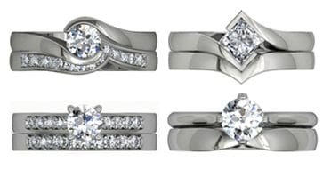 Engagement ring sets 