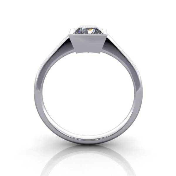 Engagement Ring, RS10, White Gold, TF