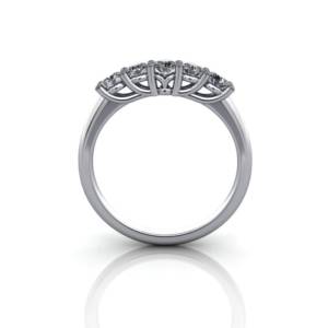 Anniversary Ring, RA1, White Gold, BE