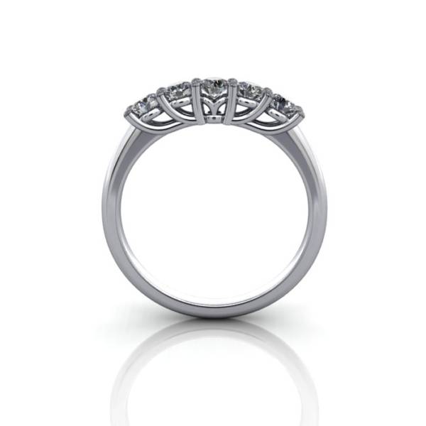 Anniversary Ring, RA1, White Gold, BE