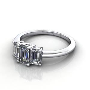 Multi stone Diamond Ring, PDM3, White Gold, LF