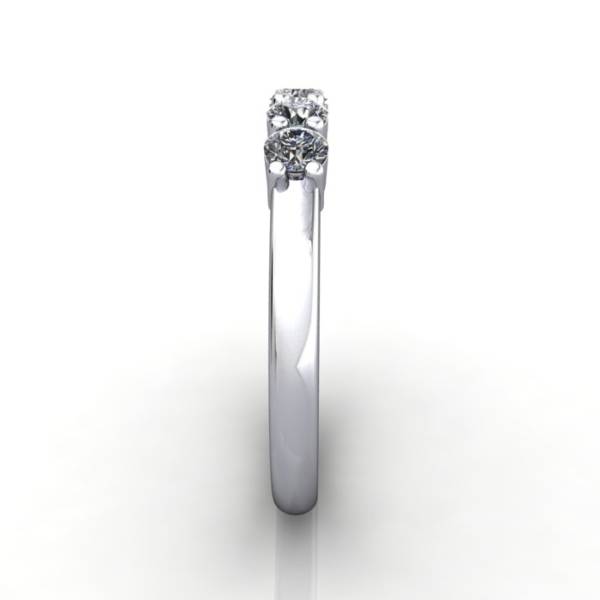 Multi stone Diamond Ring, PDM4, White Gold, SV