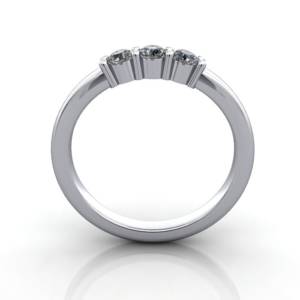 Multi stone Diamond Ring, PDM4, White Gold, TF