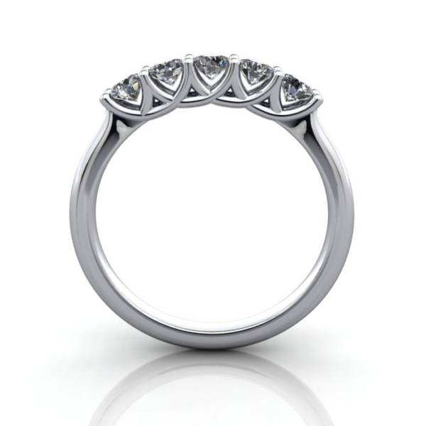 Multi stone Diamond Ring, PDM7, Platinum, TF