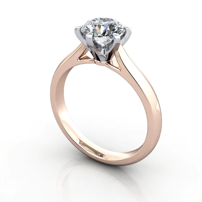 Diamond Ring RS21 Rose Gold 3D Diamond Ring RS21 Rose Gold 3D