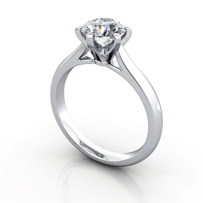 Diamond Ring RS21 White Gold 3D Diamond Ring RS21 White Gold 3D