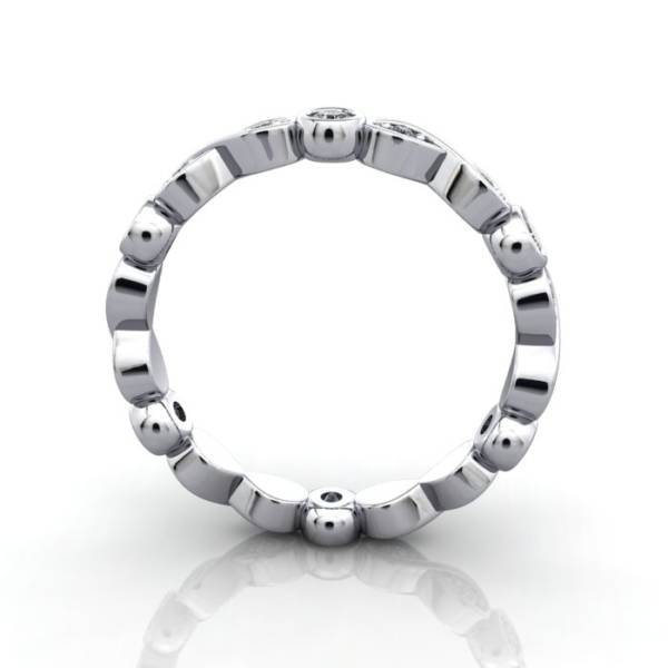 Eternity Ring, RE3, White Gold, Round Brilliant Diamond, TF