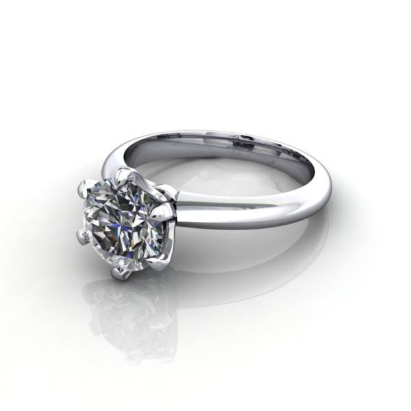 Engagement Ring, RS18, Platinum, LF