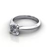 Solitaire Engagement Ring, Round Brilliant Diamond, RS22, Platinum, LF