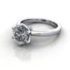 Solitaire Engagement Ring, Round Brilliant Diamond, RS26, Platinum, LF