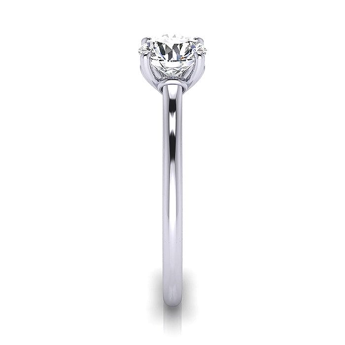 Engagement Ring RS1, Round, Platinum, SV Engagement Ring RS1, Round, Platinum, SV