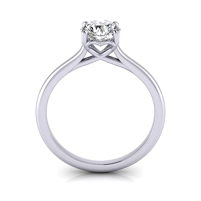 Engagement Ring RS1, Round, Platinum, TF Engagement Ring RS1, Round, Platinum, TF