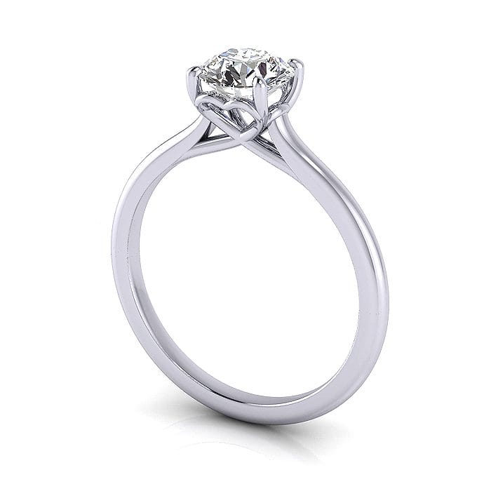 Video, Round diamond ring, white gold, RS1 Video, Round diamond ring, white gold, RS1
