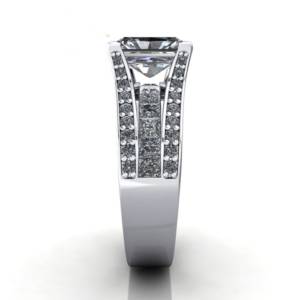 MultiStone Diamond Ring, PDM1, Platinum, SV
