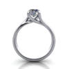 Solitaire Engagement Ring, RS29, Round Brilliant, Platinum, TF