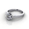 Diamond Ring Solitaire, Round Brilliant, RS23, Platinum, LF