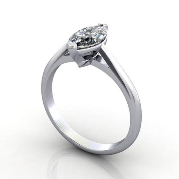 Solitaire-Engagement-Ring-Marquise-Diamond-RS28-Platinum-3D
