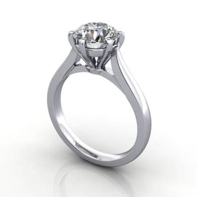 Solitaire-Engagement-Ring-Round-Brilliant-Diamond-RS20-Platinum-3D