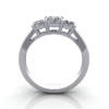 Princess Trilogy Ring, Platinum, RT10, TF