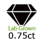 0.75 Carat (Lab-Grown)