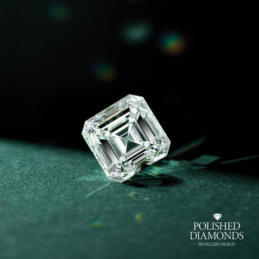Asscher-cut Lab Diamond