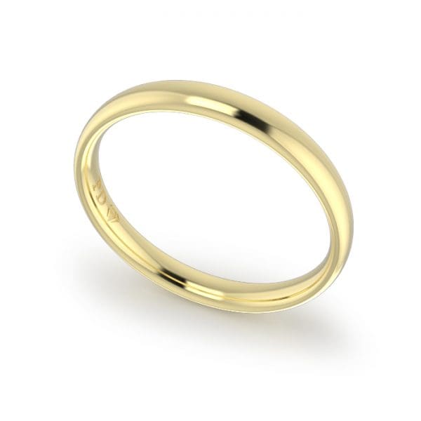 Gents-Wedding-ring-Yellow-Gold-Ellipse-3mm-GWE1