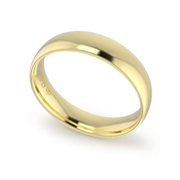 Gents-Wedding-ring-Yellow-Gold-Ellipse-5mm-GWE1