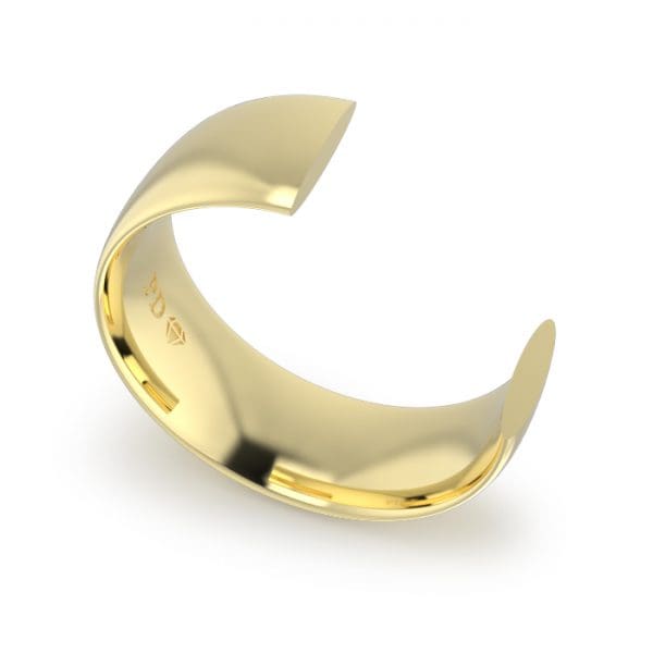 Gents-Wedding-ring-Yellow-Gold-Ellipse-8mm-CROSS-SECTION-GWE1
