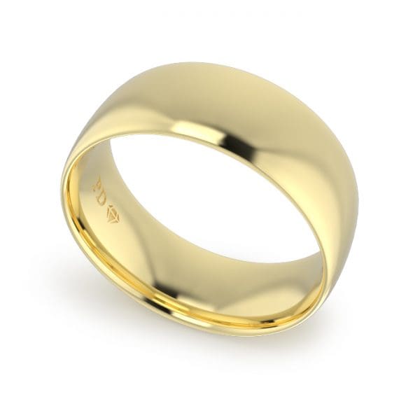 Gents-Wedding-ring-Yellow-Gold-Ellipse-8mm