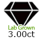 3.00 Carat (Lab-Grown)