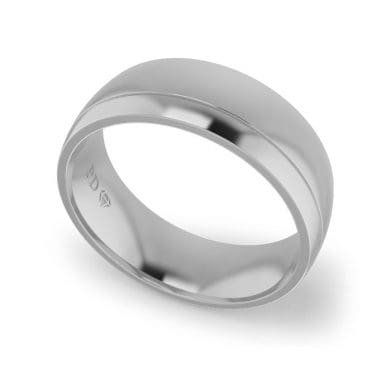 Gents-Wedding-Ring-White-Gold-Single-Groove-7mm