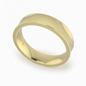 Gents-Wedding-Ring-Yellow-Gold-Concave-5mm