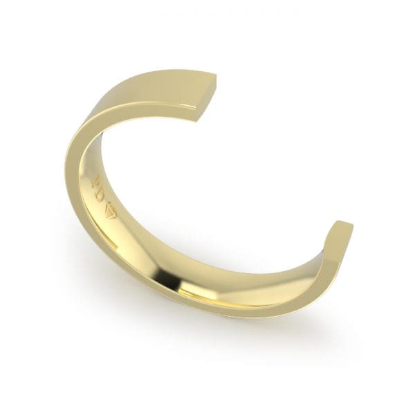 Gents-Wedding-Ring-Yellow-Gold-Flat-4mm-CROSS-SECTION