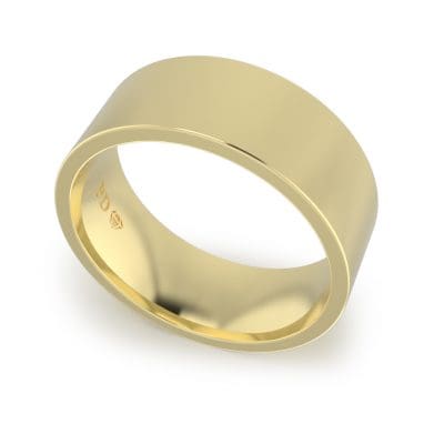 Gents-Wedding-Ring-Yellow-Gold-Flat-8mm