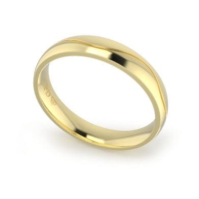 Gents-Wedding-Ring-Yellow-Gold-Wave-4mm