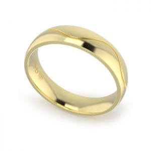 Gents-Wedding-Ring-Yellow-Gold-Wave-5mm