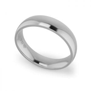 Gents-Wedding-ring-White-Gold-Quarter-Round-5mm