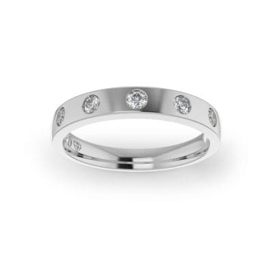 Ladies-Wedding-PLAT-Diamond-Ring-Shot-set-3mm