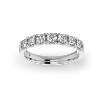 Ladies-Wedding-Platinum-Diamond-Ring-Scallop-Pave-3mm