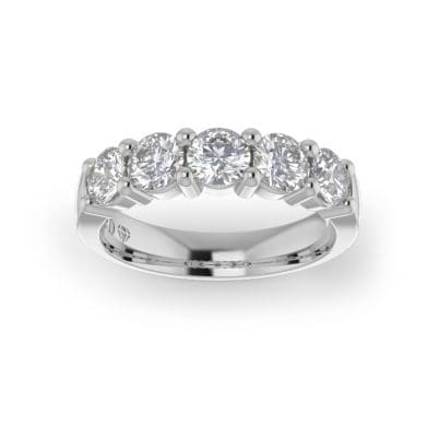 Ladies-Wedding-Platinum-Diamond-Ring-Shared-Claw-4mm